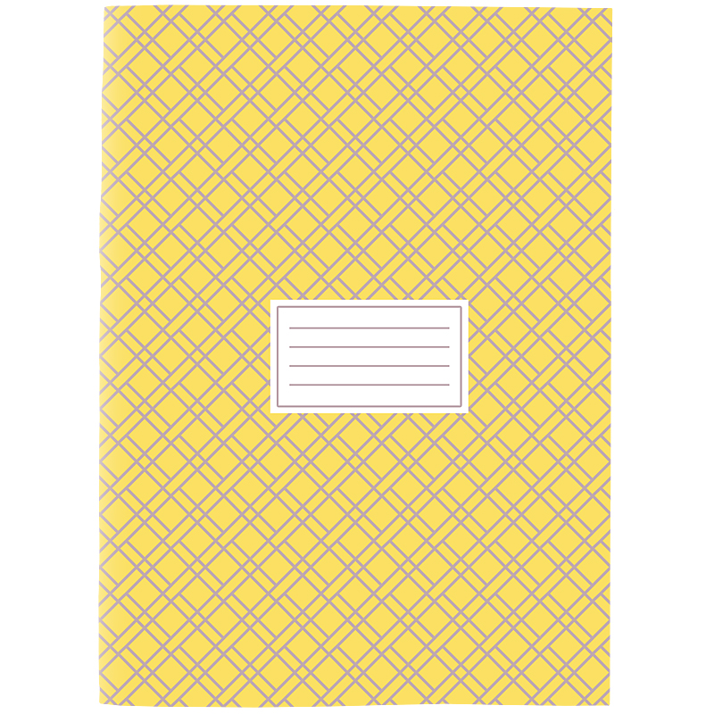 Зошит для записів Axent 4783-2-A, А4, 96 аркушів, клітинка, жовтий